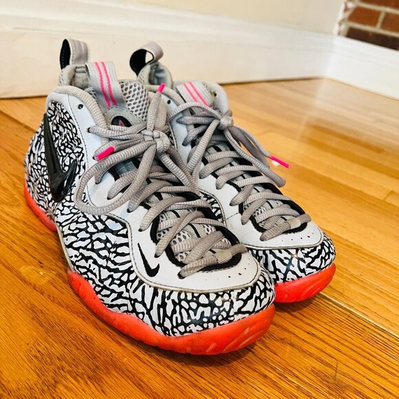 Nike Air Foamposite Pro PRM Elephant Print size 7 616750-002 OG Worn Once - Picture 6 of 16